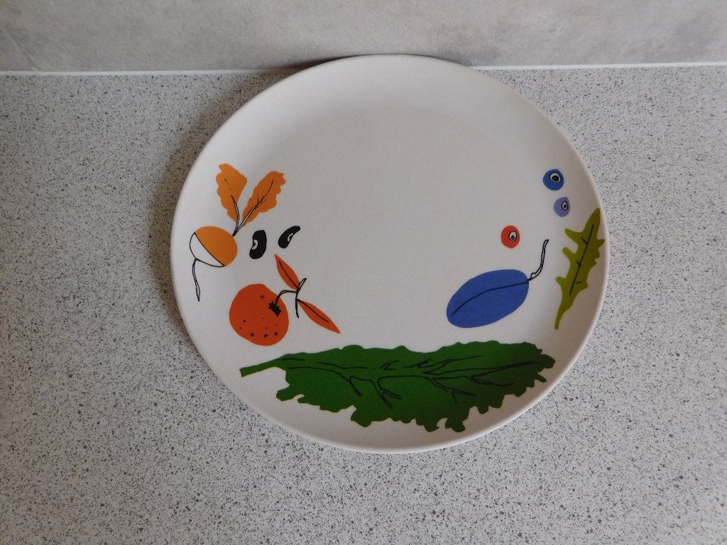 Bamboo Cabbage Plate 23 cm. Vegetable Yvette van Boven, Overige materialen, Overige merken, Ophalen of Verzenden, Zo goed als nieuw