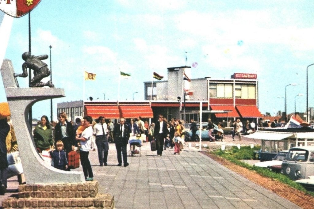42183 Harlingen 1972 Friesland Haven Gelopen met Postzegel, Ophalen of Verzenden, 1960 tot 1980, Gelopen, Friesland