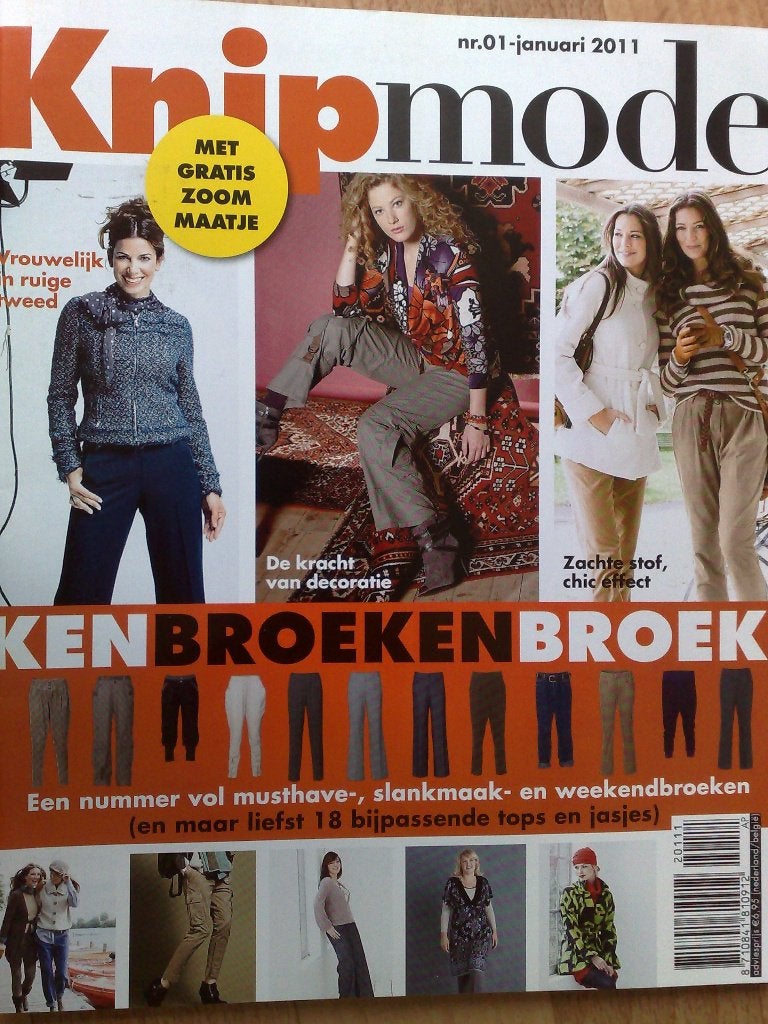 Knipmode januari nr. 1 / 2011, Verzenden, Gebruikt, Vrouw, Knipmode