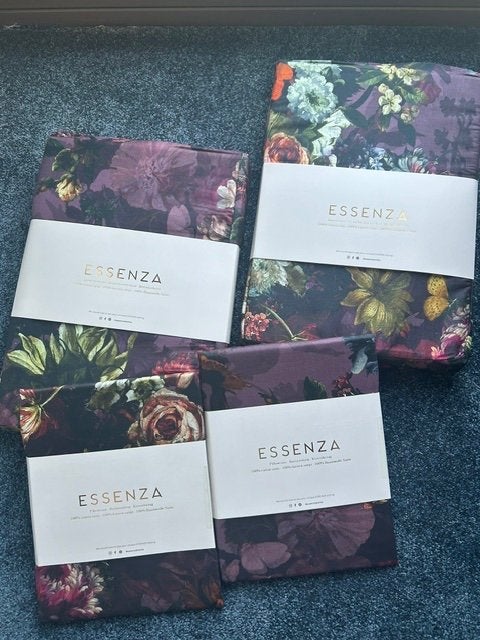 Essenza 2 Dekbedovertrekken 160 100% Satijn Katoen, Essenza, Ophalen of Verzenden, Info@essenzahome.nl, Eenpersoons