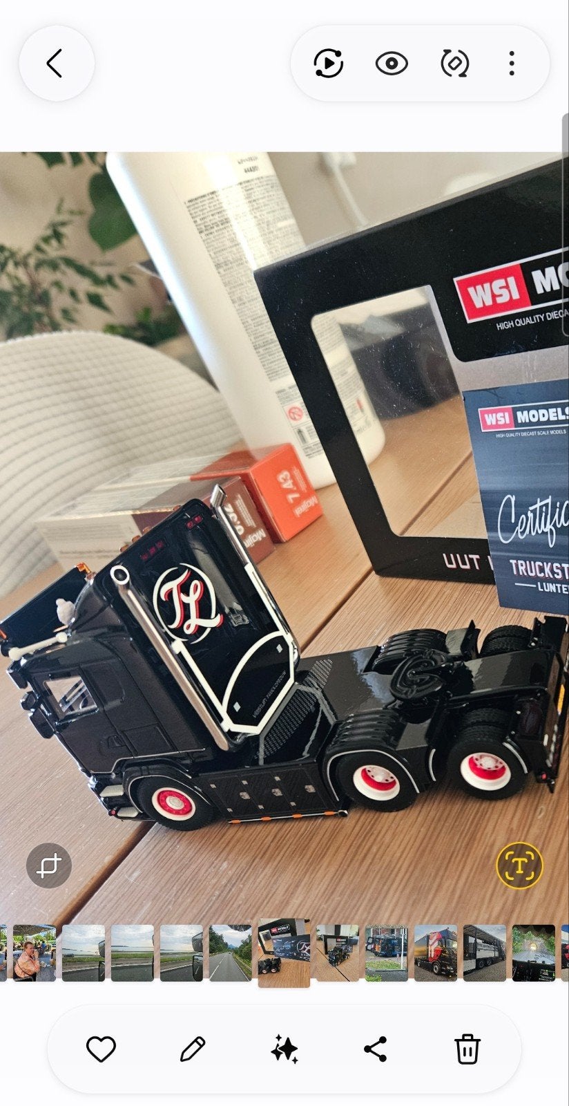 WSI Models Scania R620 Truckstyling Lunteren, Overige merken, 1:32 tot 1:50, Ophalen of Verzenden, Zo goed als nieuw