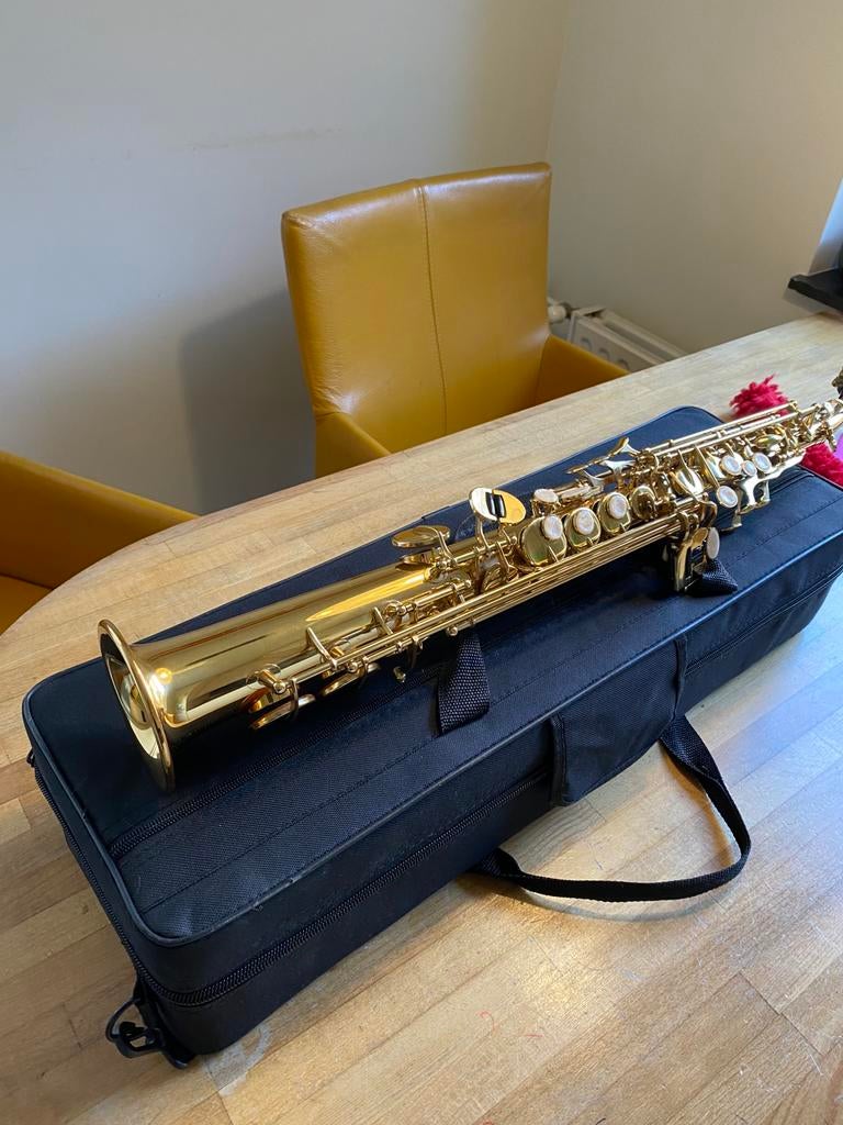 Sopraansaxofoon compleet.., Ophalen of Verzenden, Zo goed als nieuw, Tenor