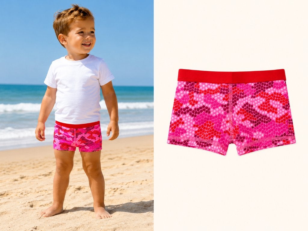 Zwembroek Boxer Zee&Zo Como Star Red maat 80 NIEUW, Kinderen en Baby's, Kinderkleding | Kinder-zwemkleding, SO, Maat 98, Jongen of Meisje