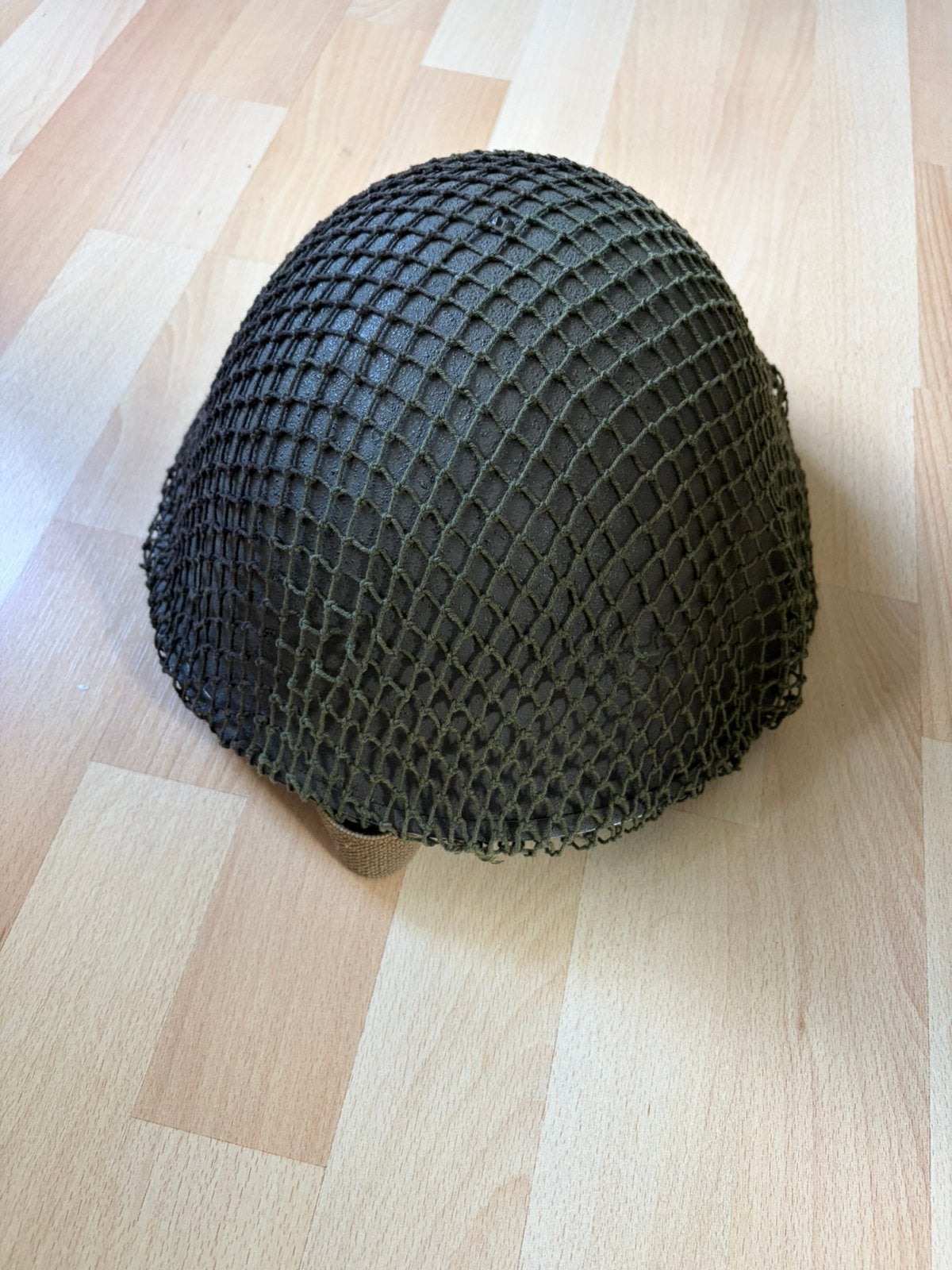 Brits wo2 ww2 mk3 turtle helmet restored, Ophalen of Verzenden, Engeland, Helm of Baret