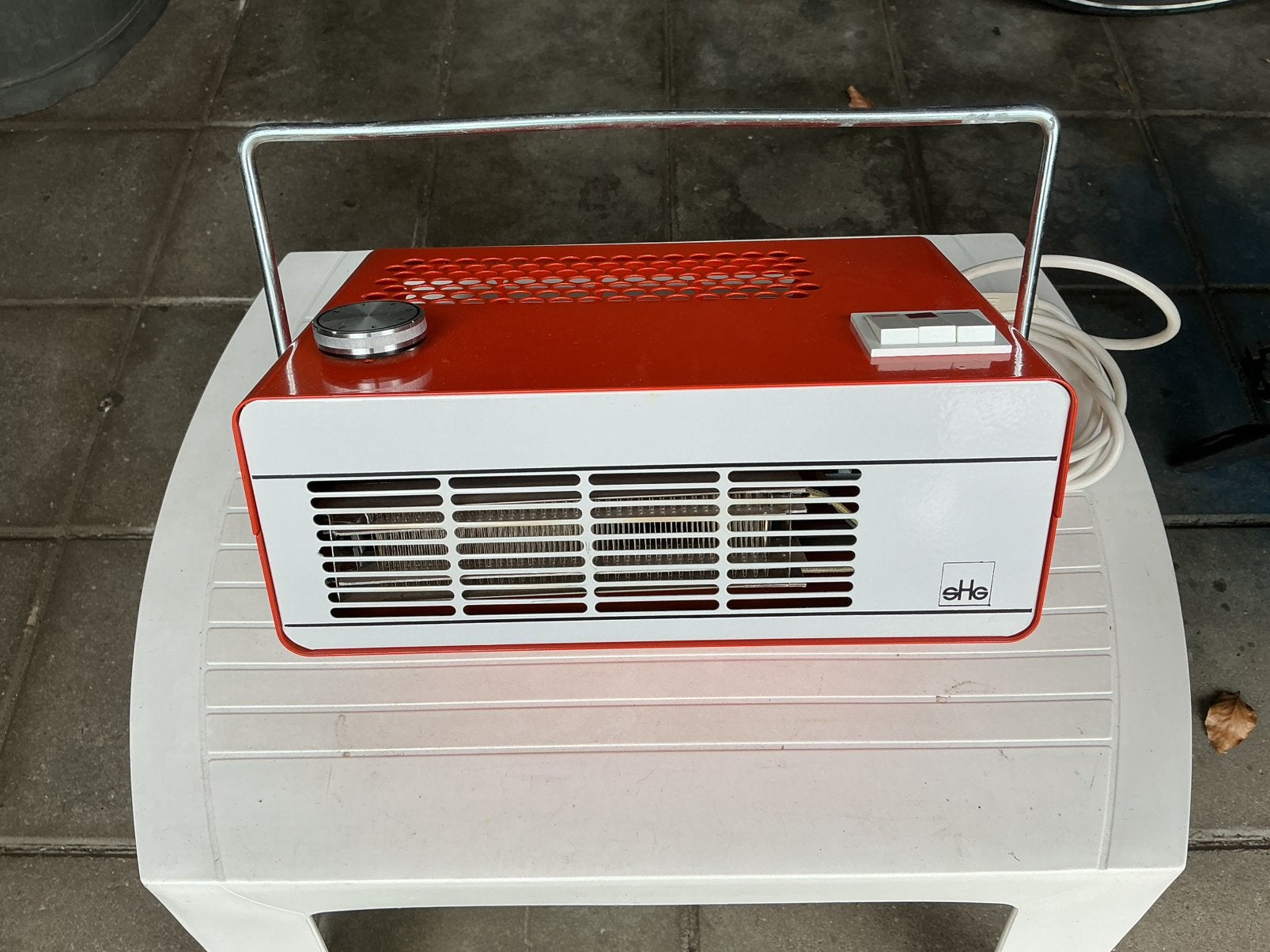 Heater 2000 watt regelbare thermostaat en standenschakelaar, Ophalen of Verzenden, Zo goed als nieuw