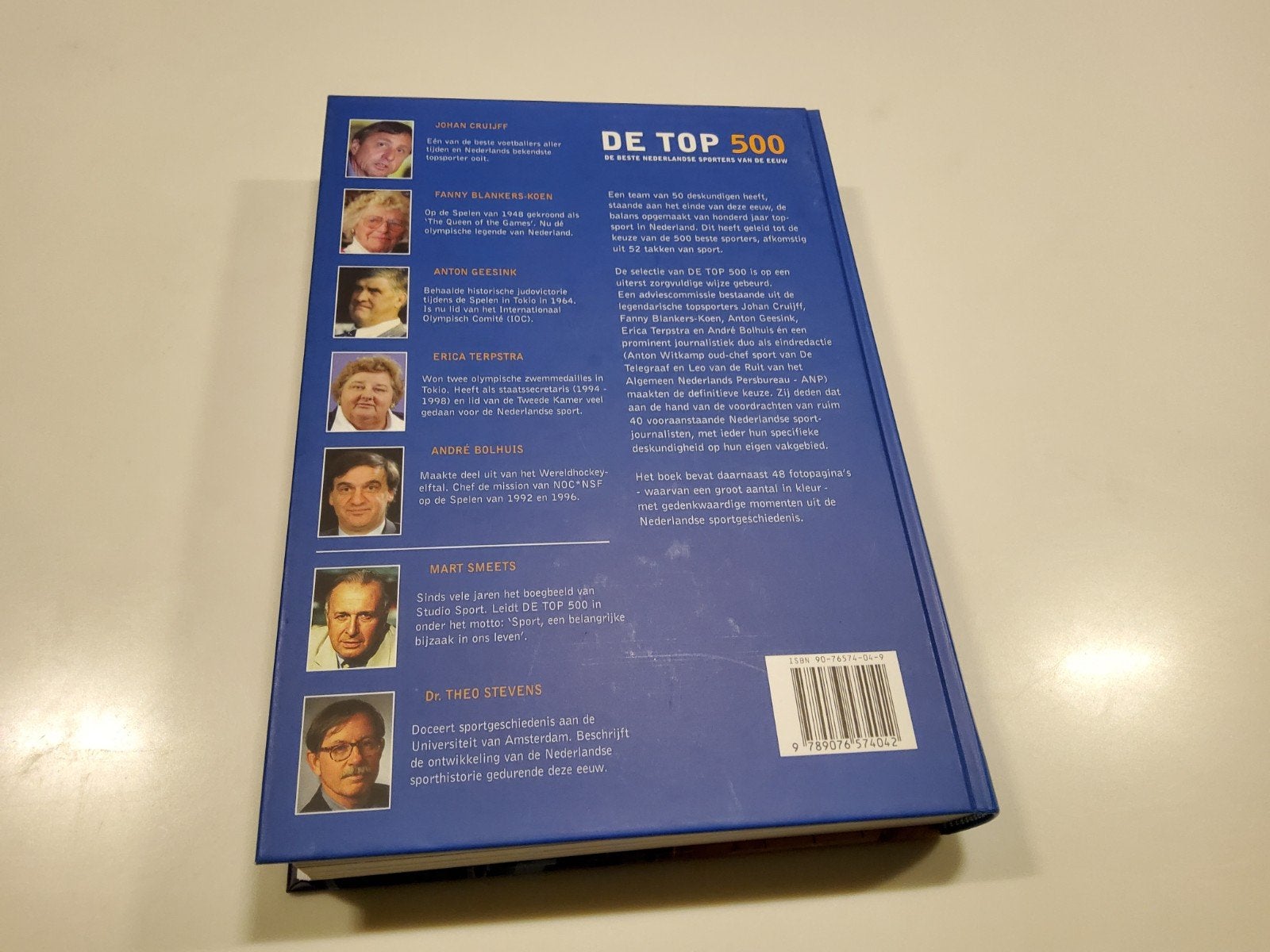 De Top 500: De Beste Nederlandse Sporters van de Eeuw, Ophalen of Verzenden, Zo goed als nieuw, Diverse auteurs (redactie: Anton Witkamp, Jan van de Roer)