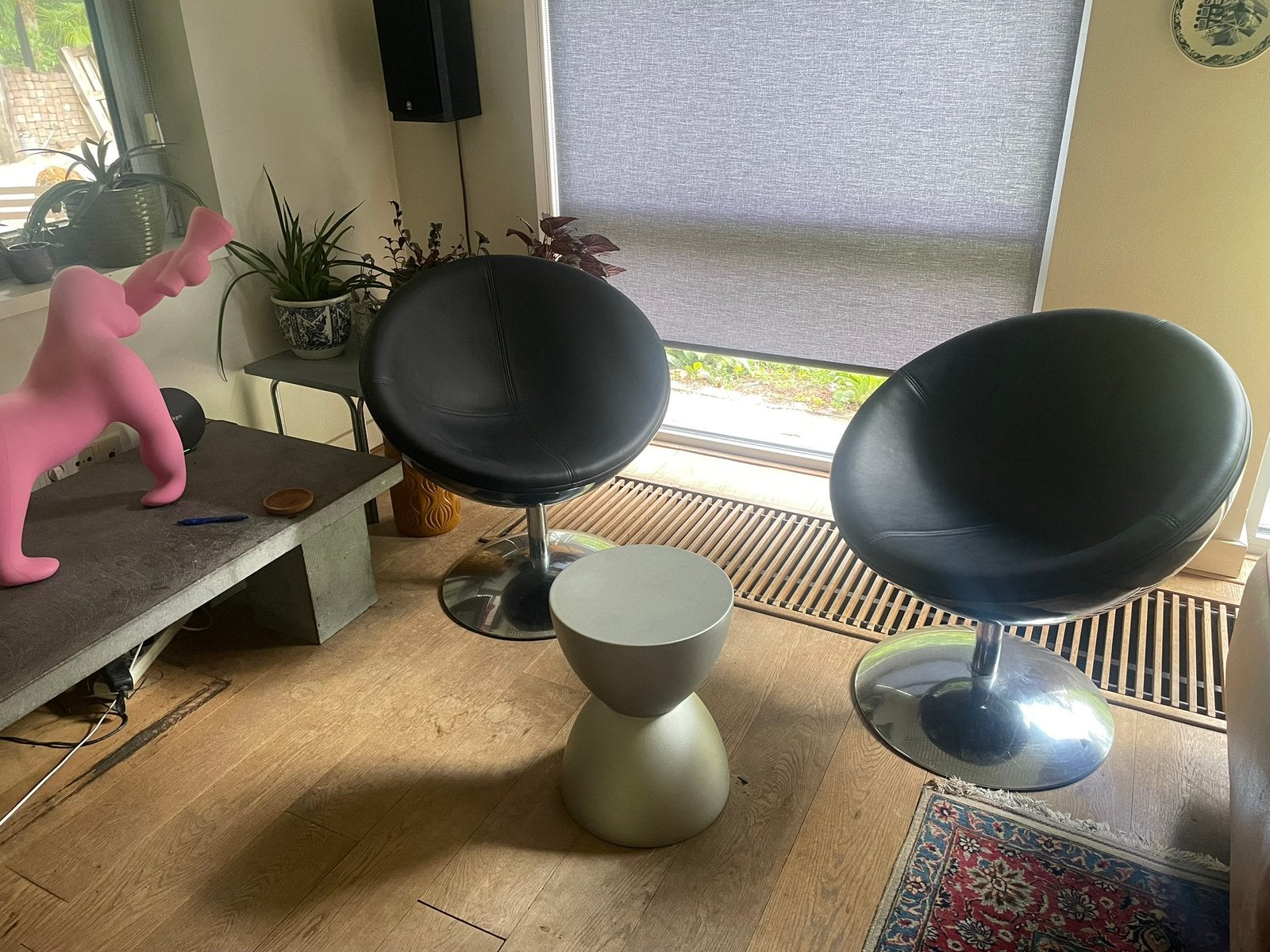 2x Halve Maan Stoel (zonder tafeltje), Ophalen