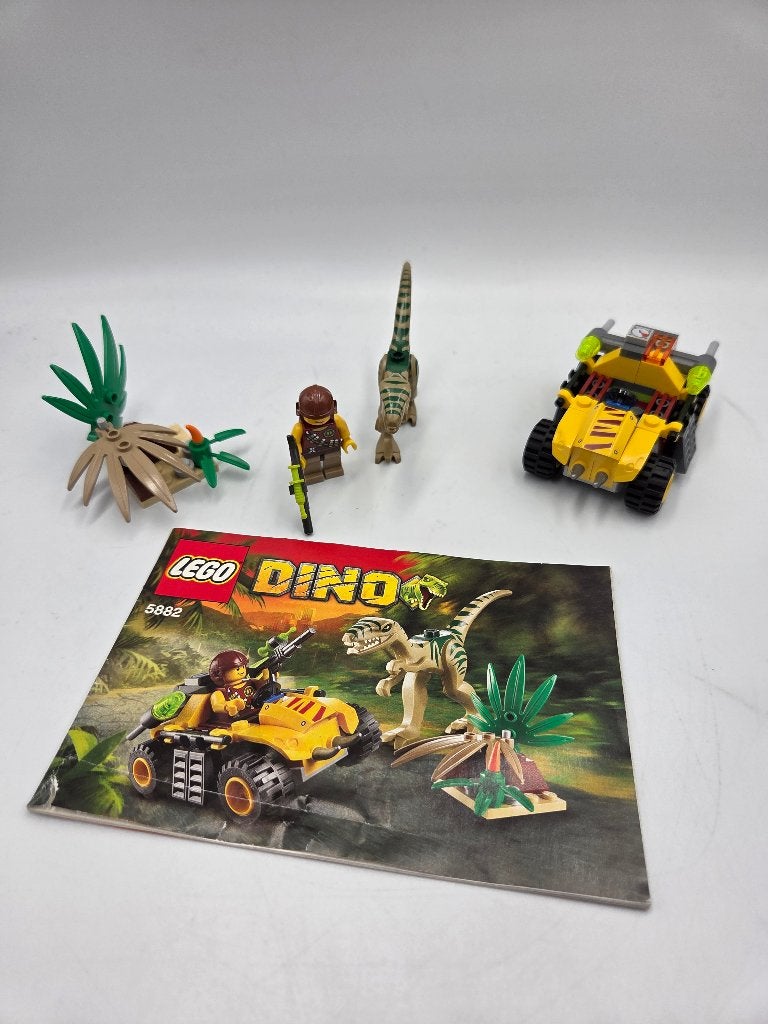 Lego Dino 5882 Ambush Attack, Compleet, Jurassic World, Lego, Ophalen of Verzenden