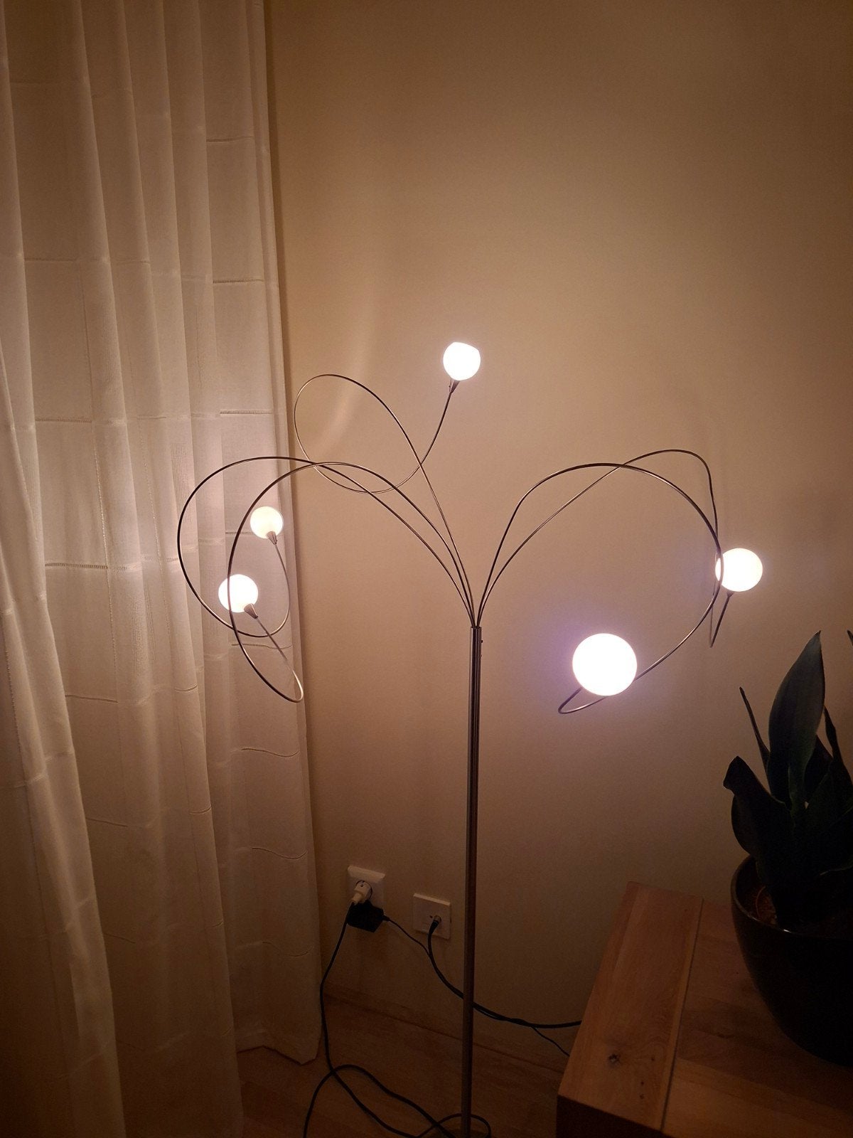 vloerlamp, Huis en Inrichting, Ophalen, Gebruikt, Glas, 150 tot 200 cm