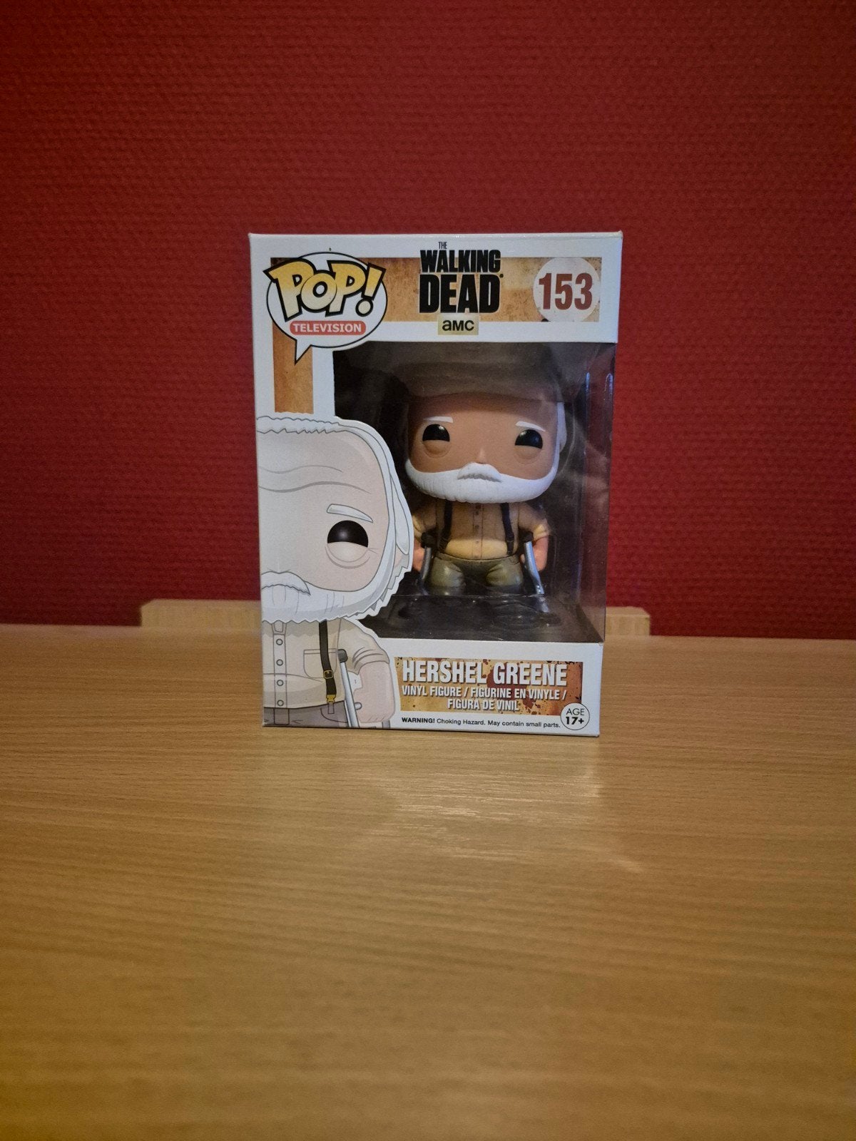 Hershel Greene #153 Funko Pop The Walking Dead (vaulted), Ophalen of Verzenden, Zo goed als nieuw