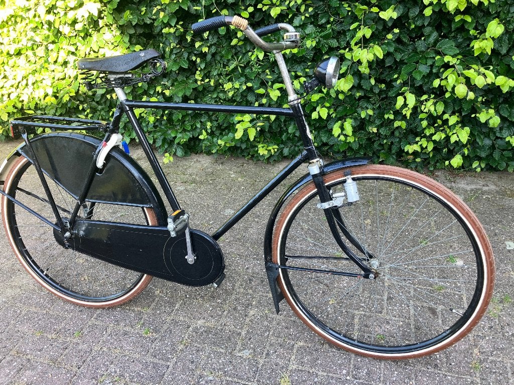 FRAAIE ANTIEKE GAZELLE HERENFIETS, Fietsen en Brommers, Ophalen, Terugtraprem, Gebruikt, Versnellingen