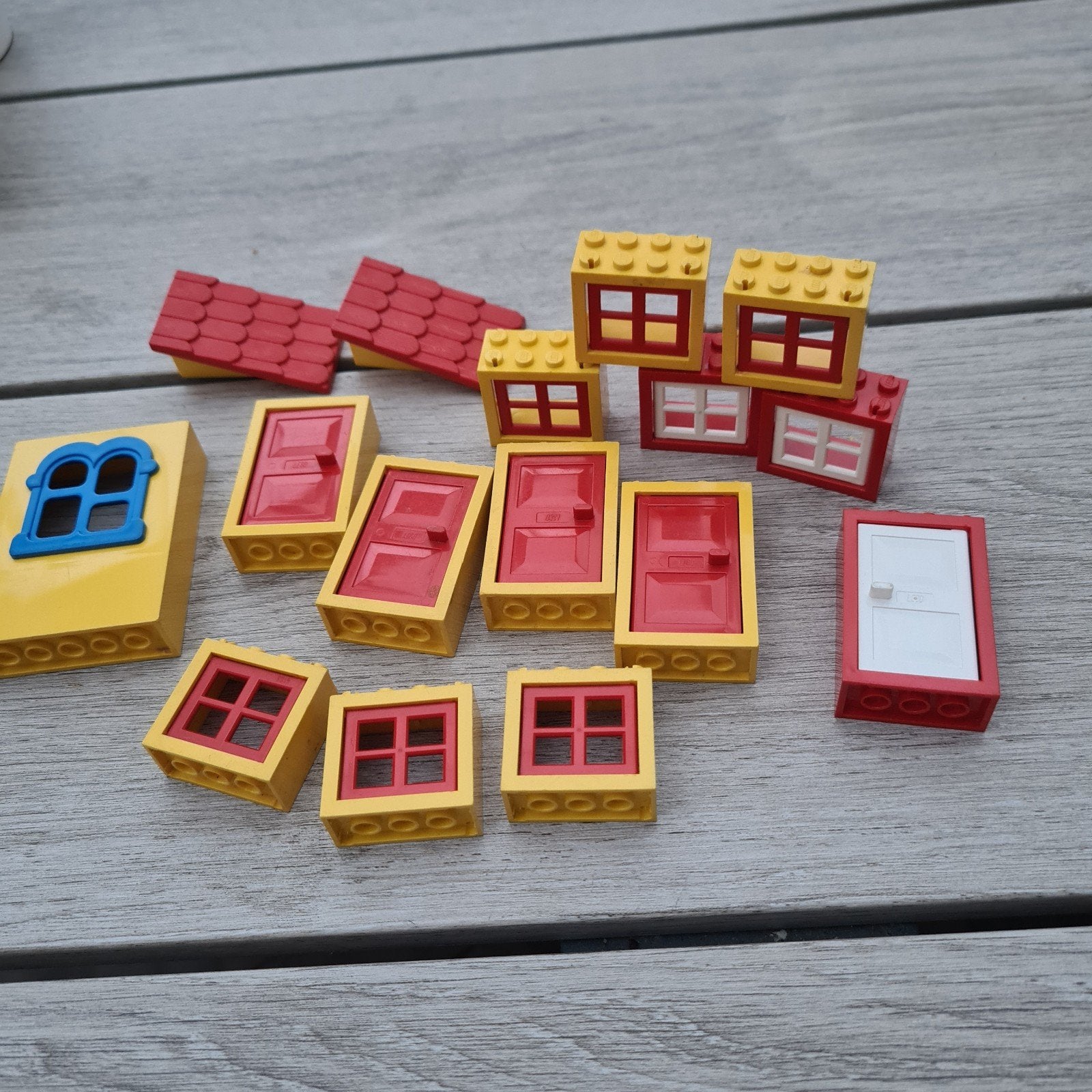 LEGO Duplo bouwstenen ramen deuren dakpannen