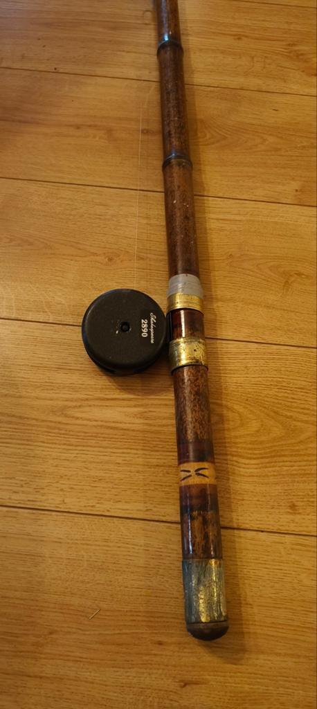 Vintage  bamboe werphengel, Ophalen