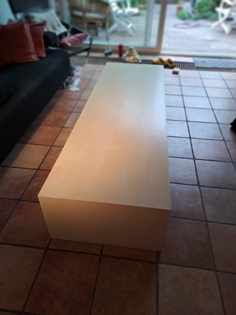 Moderne salontafel - minimalistisch design, Ophalen, Overige materialen, Gebruikt, 50 tot 100 cm