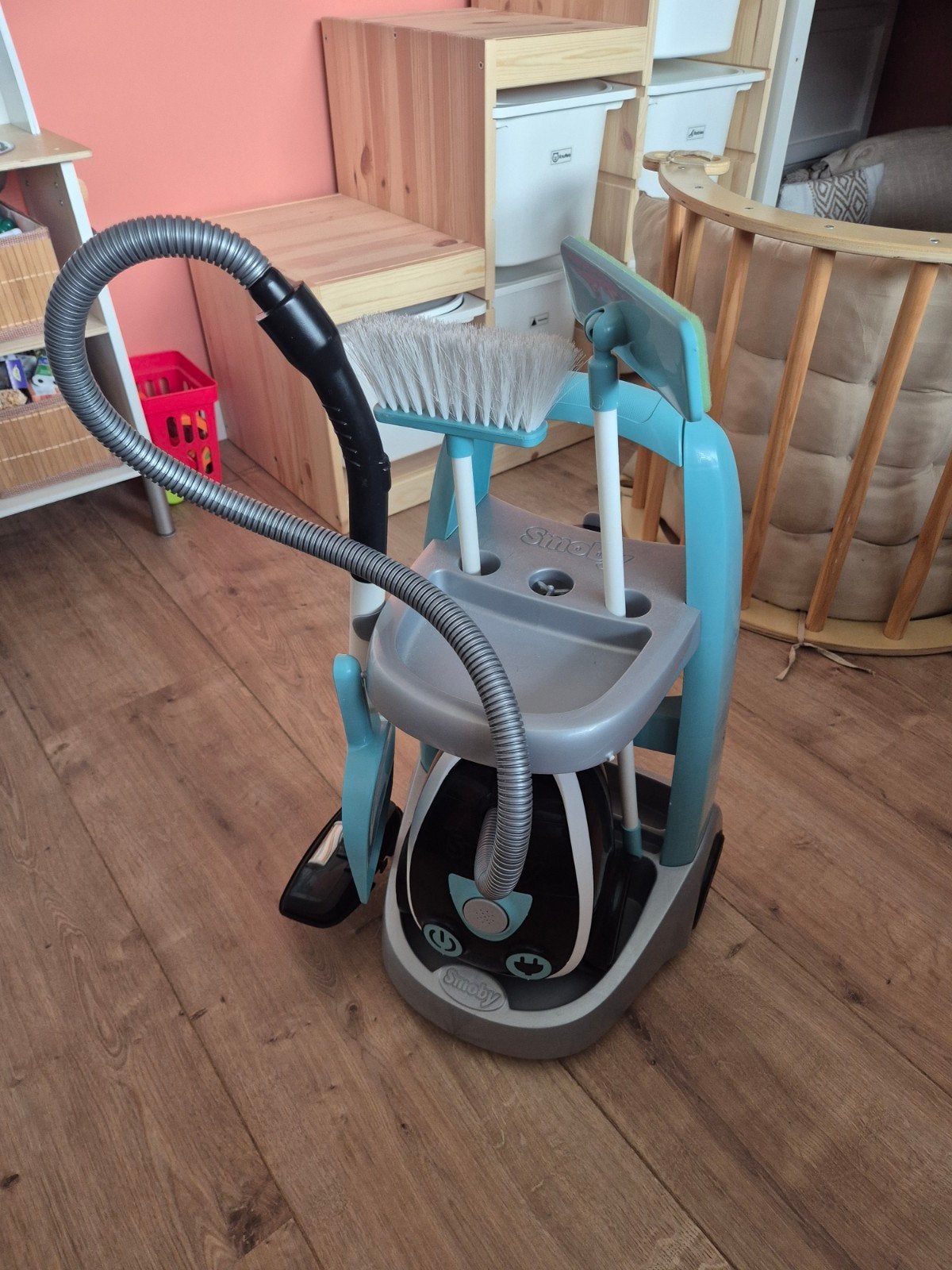 Smoby schoonmaakset met stofzuiger en accessoires, Ophalen