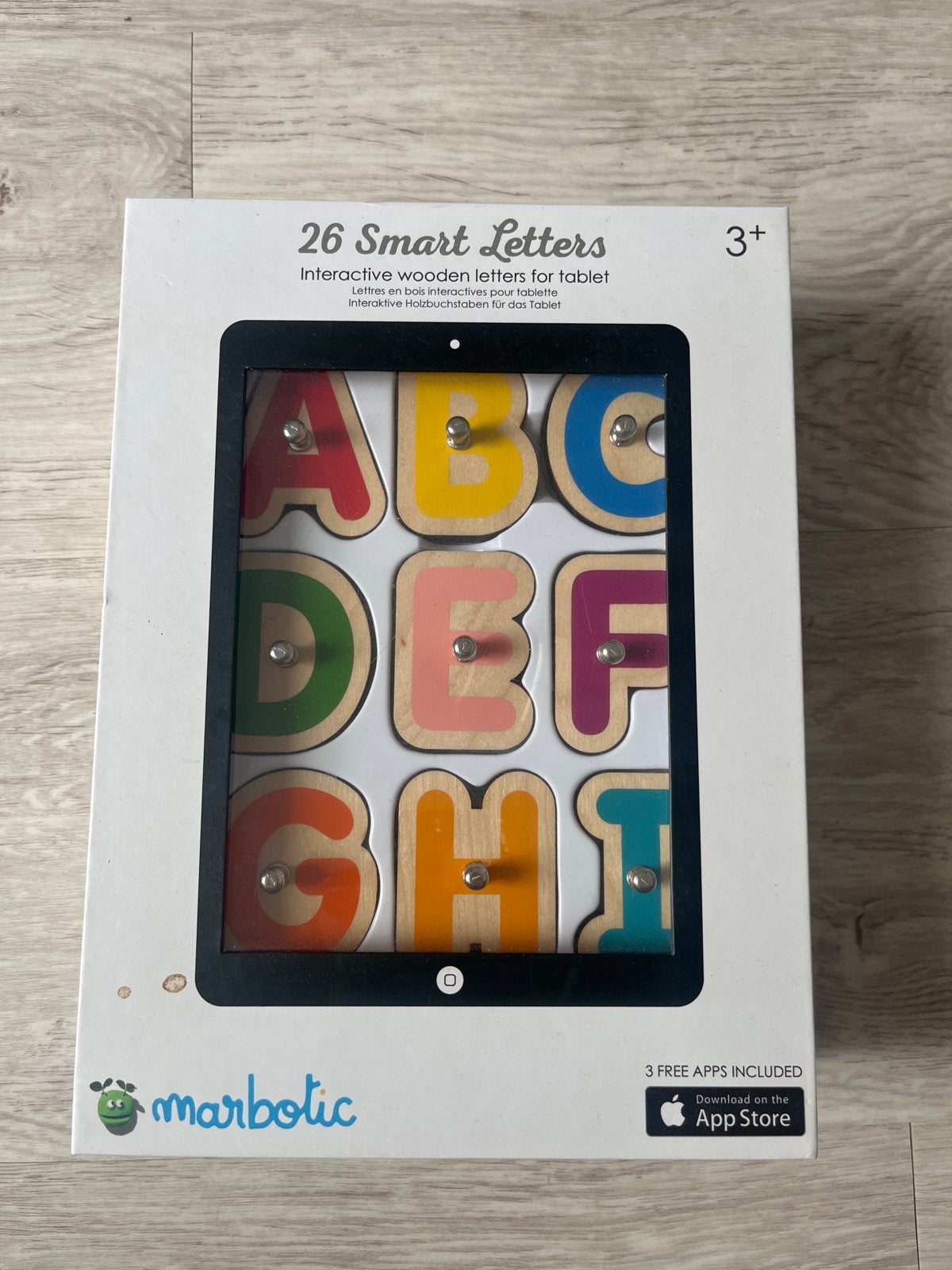 Marbotic Smart Letters - Interactieve houten letters, Ophalen, Zo goed als nieuw, Taal en Lezen