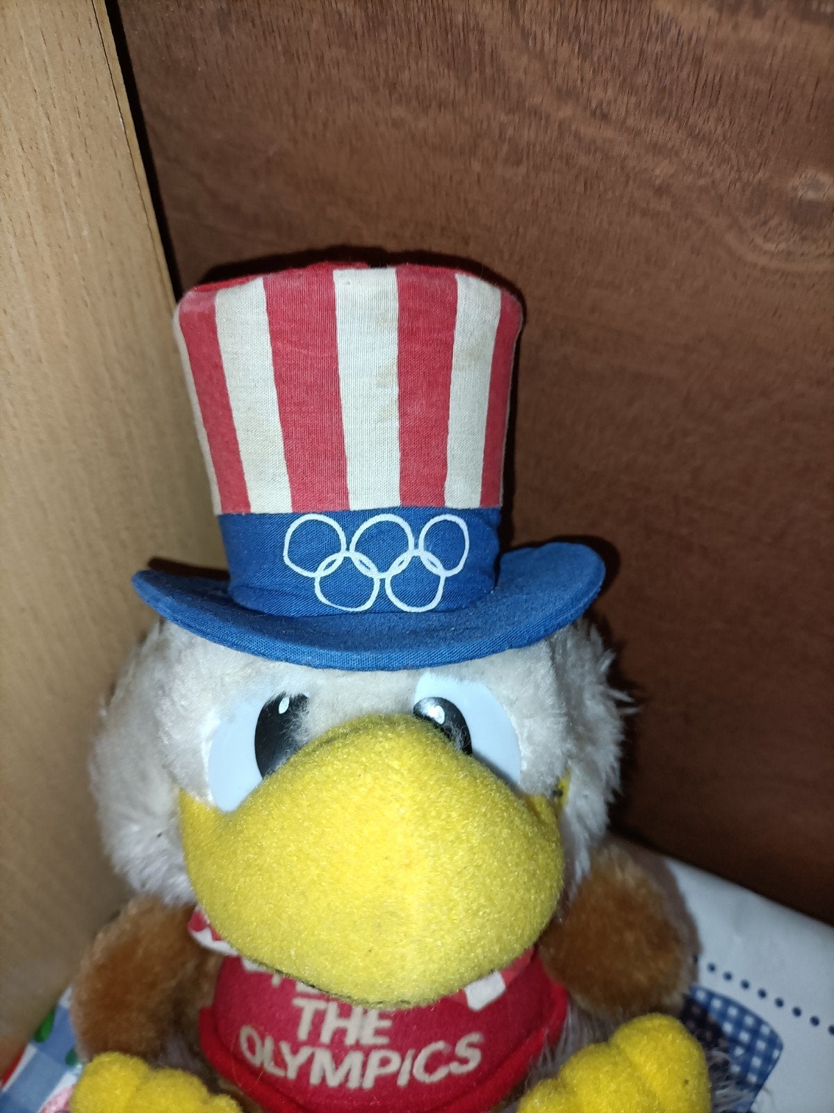 Sam the Eagle knuffel Olympische spelen 1984 Applause, Ophalen of Verzenden, Zo goed als nieuw, Overige typen