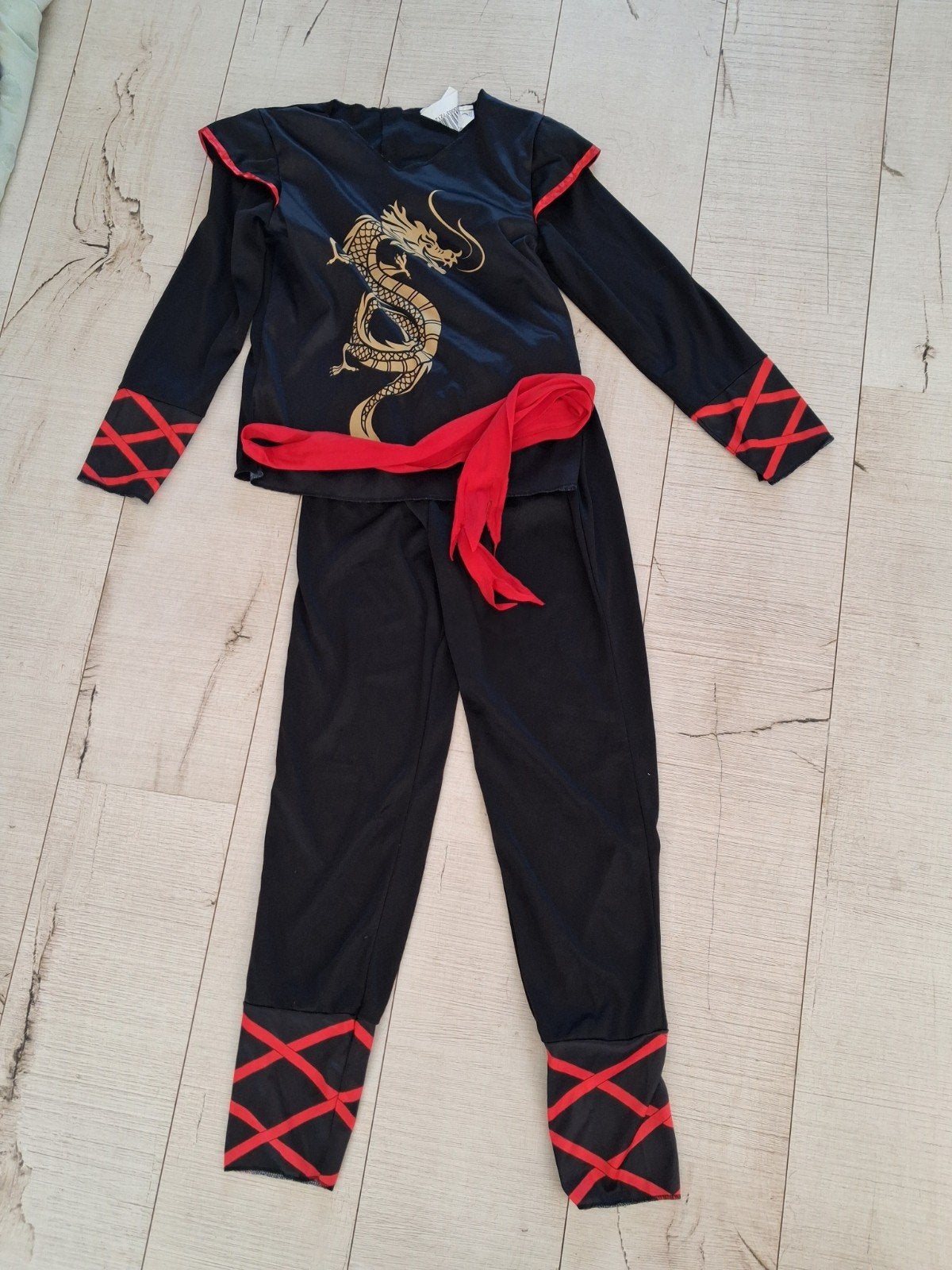 Ninja kostuum voor kinderen - Maat 8-10 jaar, Ophalen of Verzenden, Zo goed als nieuw, 134 t/m 140, Jongen of Meisje