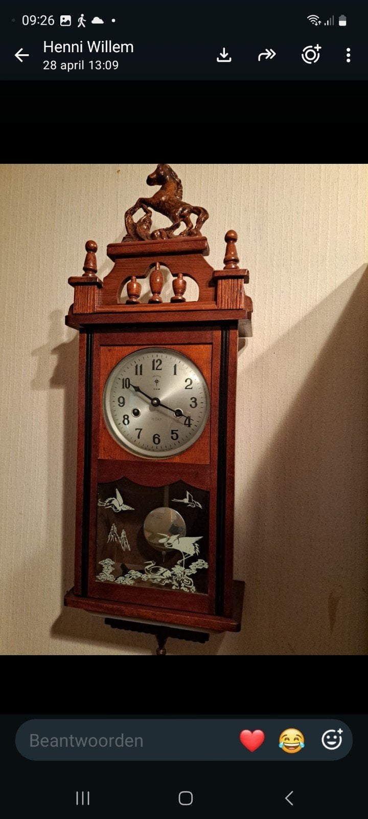 Paardjes regulateurs te koop., Ophalen of Verzenden