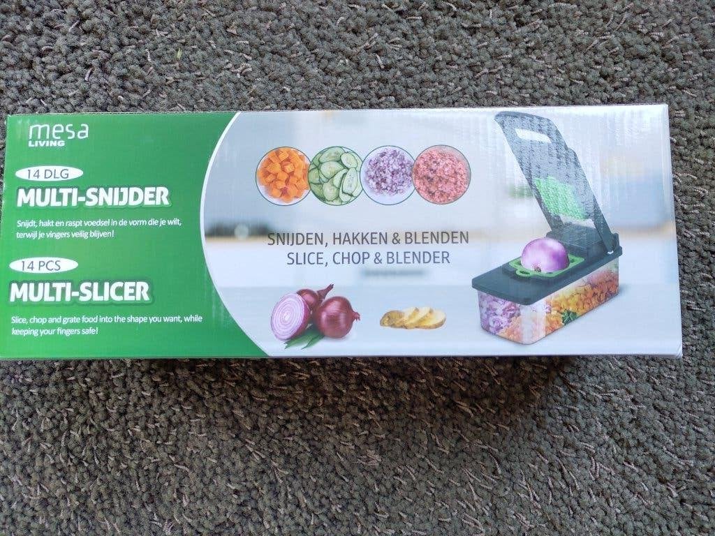 14 delige multi snijder Snijden/hakken/blenden NIEUW, Overige typen, Ophalen, Nieuw