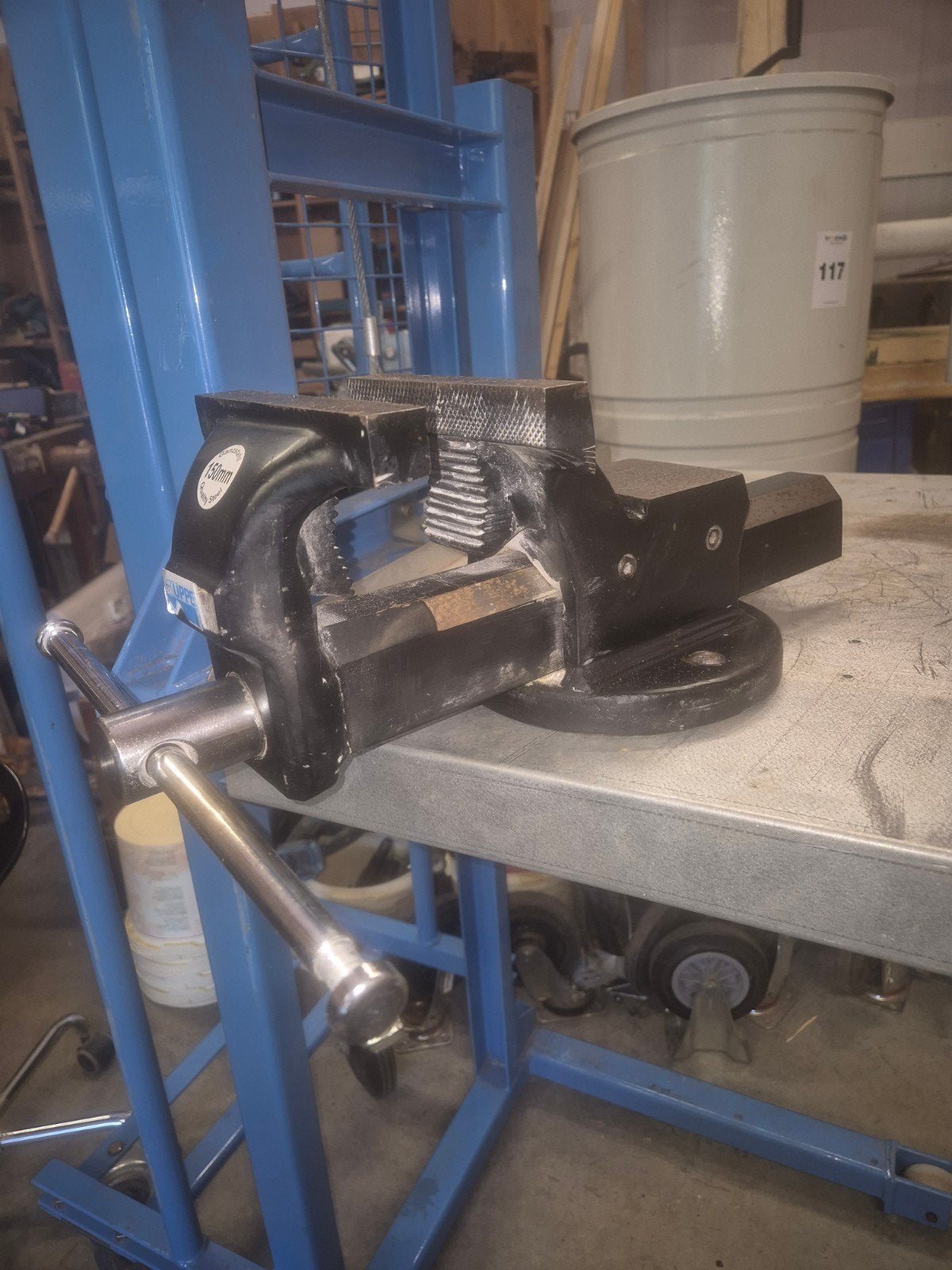 Kupper Bankschroef 150mm - Ganzstahl, Ophalen, Gebruikt, Bankschroef, Overige merken