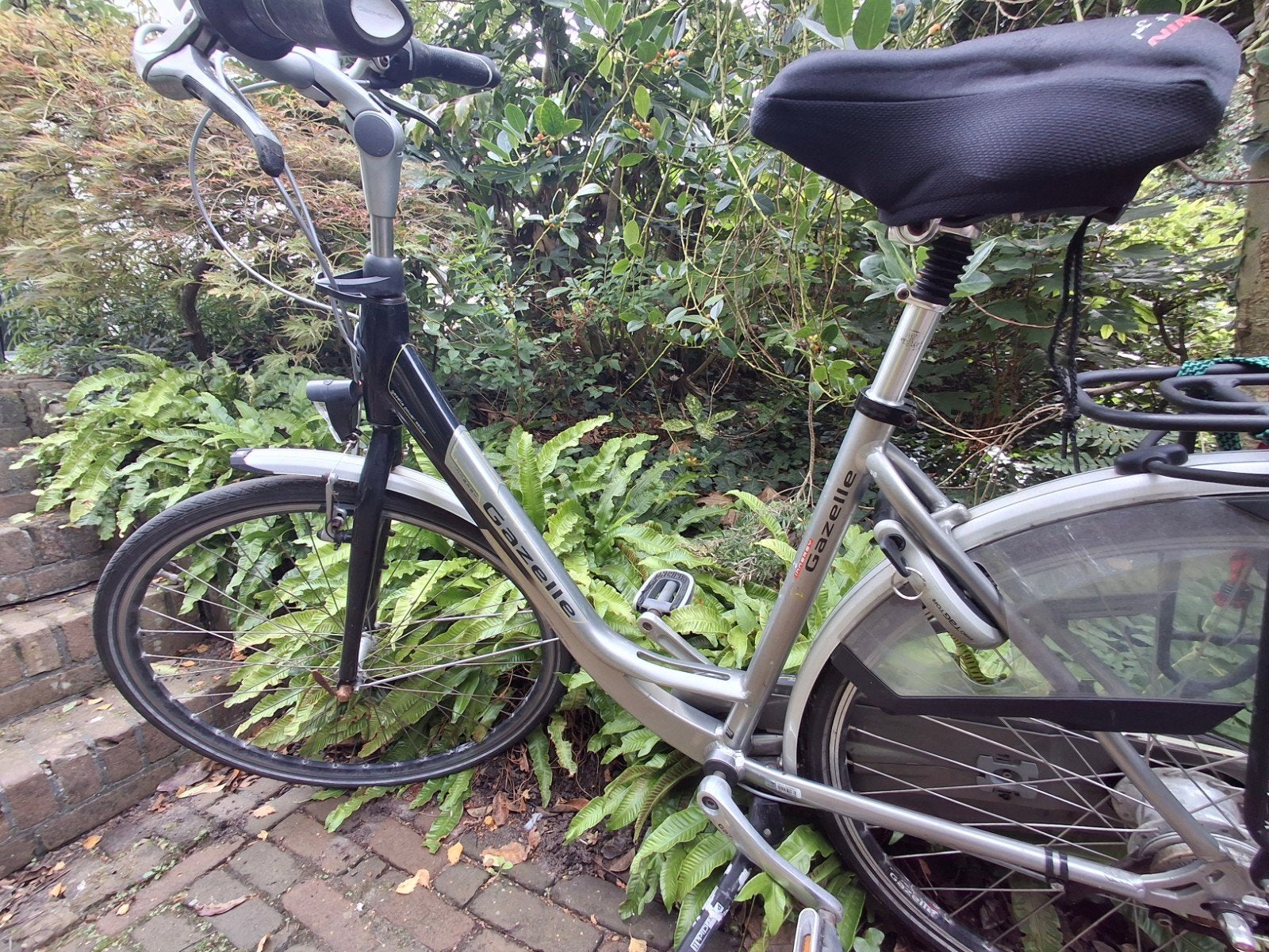 Foto 2 van Gazelle damesfiets met lage instap en versnellingen