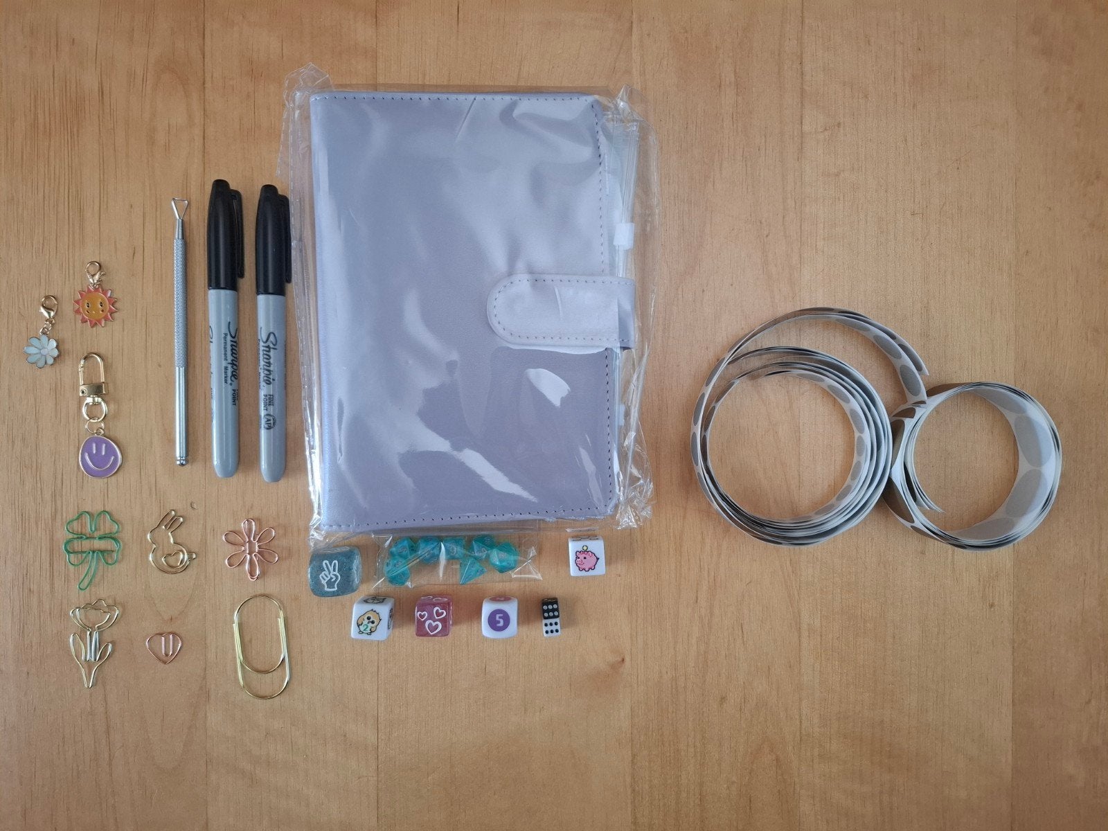 Cashstuffing set met A6 binder en accessoires, Zelfklevend, Overige thema's, Overige typen, Nieuw