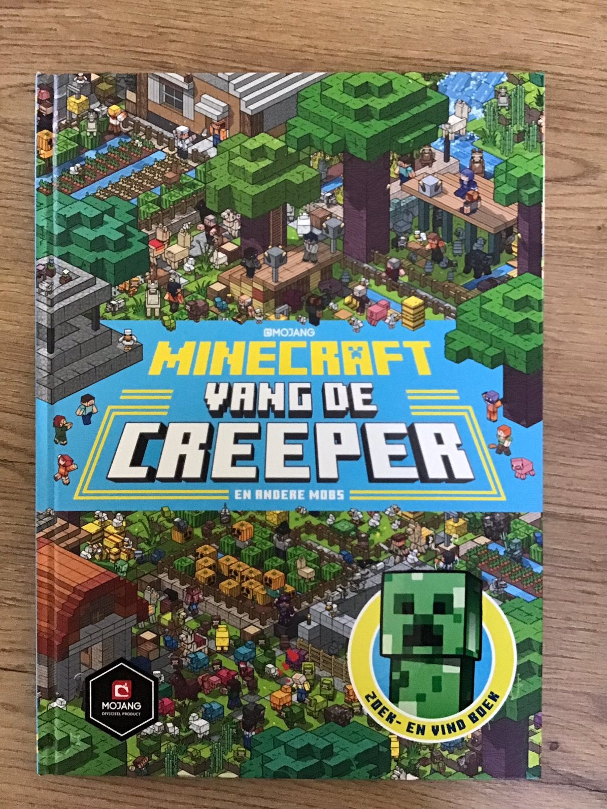 Minecraft: Vind de creeper. Zoekboek (nieuw), Ophalen of Verzenden, Nieuw, Mojang, Fictie