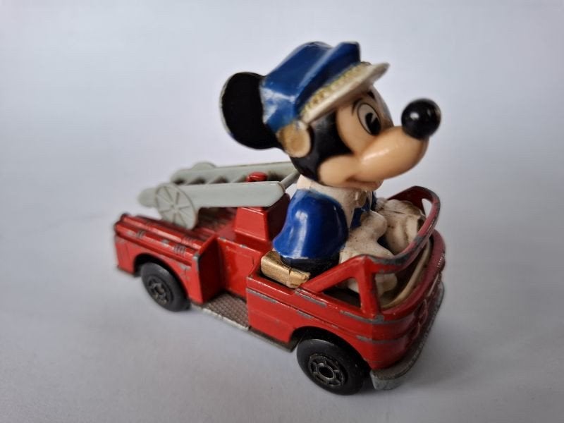 Mickey Mouse Brandweerwagen Matchbox Disney Series No 1, Ophalen of Verzenden, Zo goed als nieuw, Auto