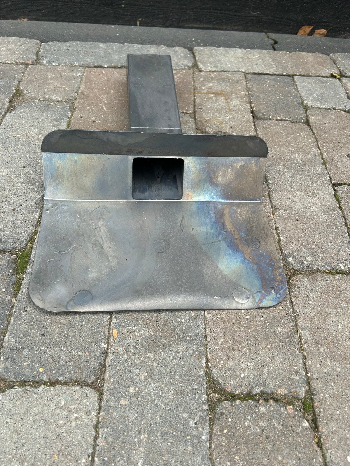 Nieuwe Stadsuitloop Lood 60x80mm 45 graden, Doe-het-zelf en Verbouw, Buizen en Afvoer, Ophalen, 60 tot 80 mm, Nieuw, Minder dan 2 meter