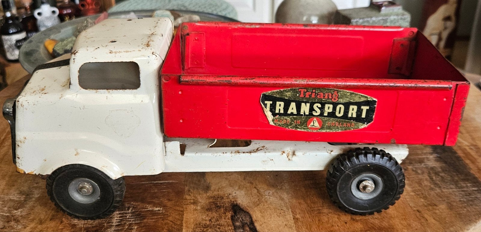 Vintage Tri-ang Transport Kiepwagen - Jaren '50 Speelgoed, Ophalen of Verzenden, Gebruikt