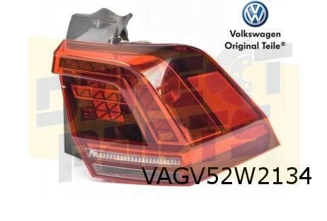 Volkswagen Tiguan (4/16-9/20) Achterlicht rechts buiten (don