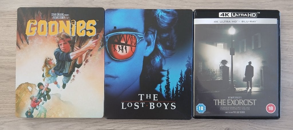 3x 4k films  Warner, Cd's en Dvd's, Ophalen, Nederlands, 4K Ultra HD Blu-ray, Zo goed als nieuw