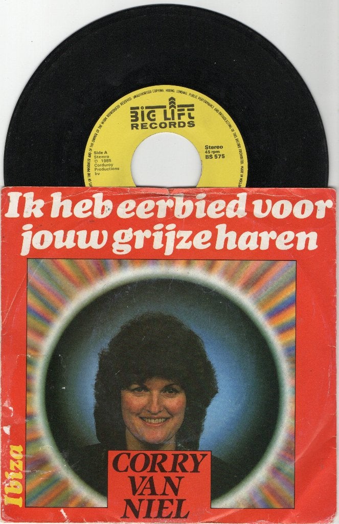 Corry van Niel – Ik Heb Eerbied Voor Jouw Grijze Haren, Ophalen of Verzenden, Gebruikt, 7 inch, Levenslied of Smartlap