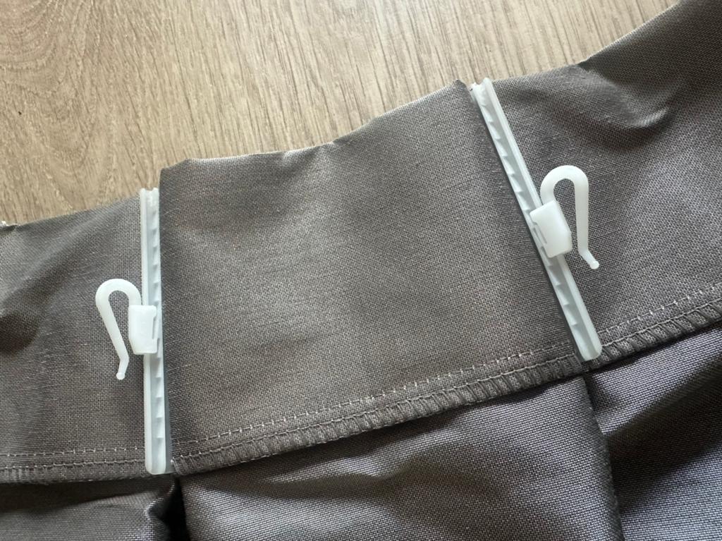 4 Luxe Gordijnpanelen Grijs/Taupe | Hotel Chic, Ophalen of Verzenden, Zo goed als nieuw, Grijs