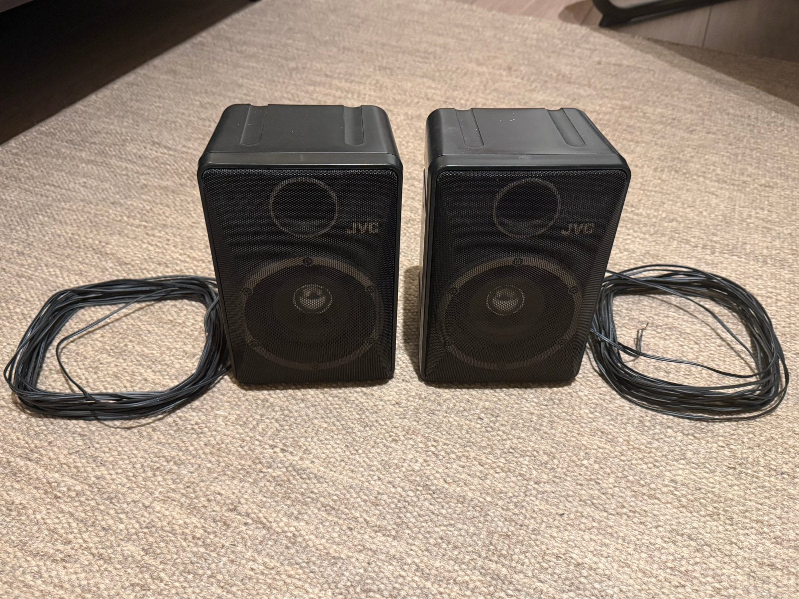 JVC SP-ES3 - ES 3 Boekenplank luidsprekers speakers, JVC, Ophalen of Verzenden, Zo goed als nieuw, Minder dan 60 watt
