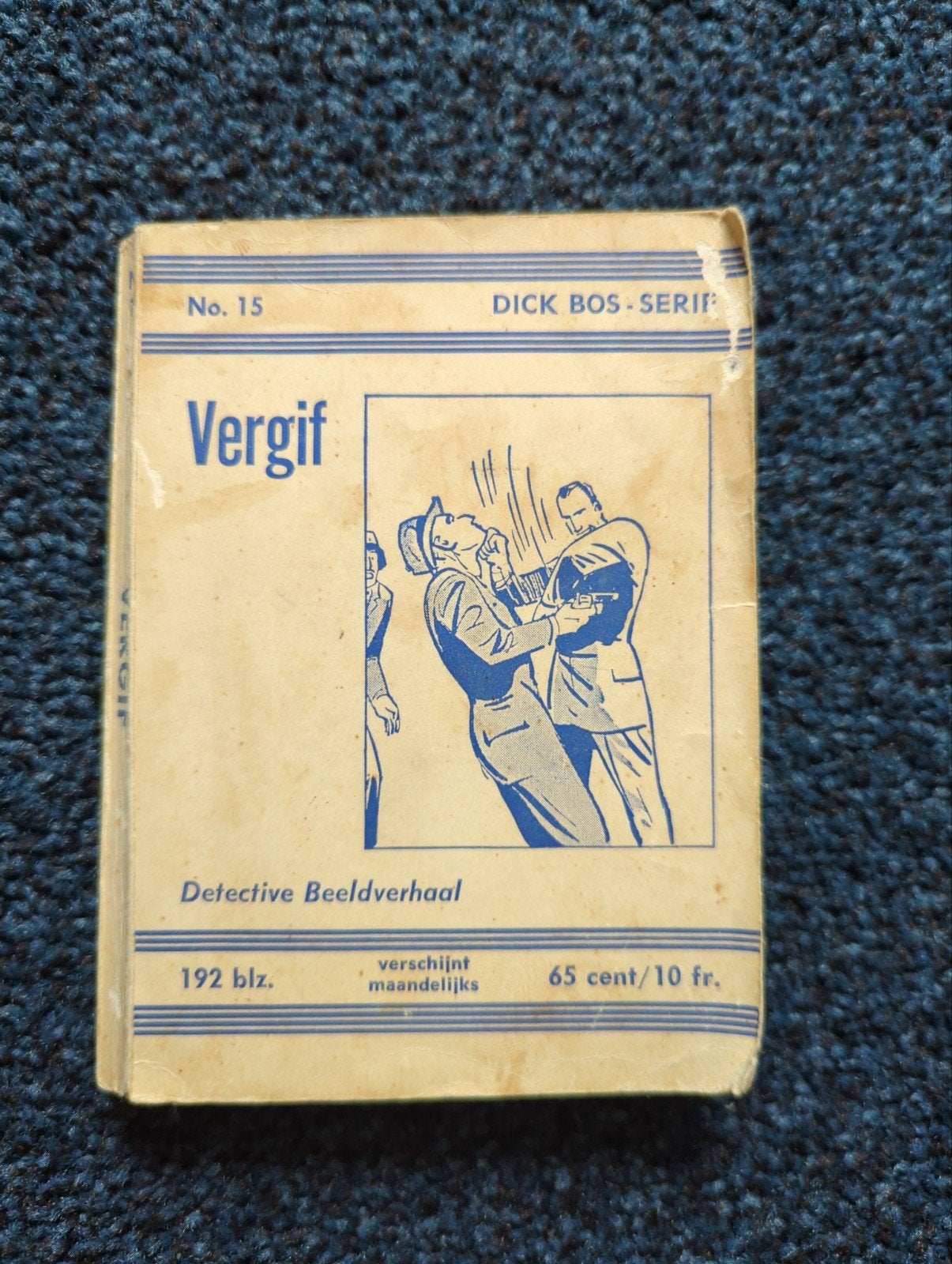 Vergif Dick Bos Serie nummer 15 detective, Boeken, Eén stripboek, Ophalen of Verzenden, Gelezen, Alfred Mazure