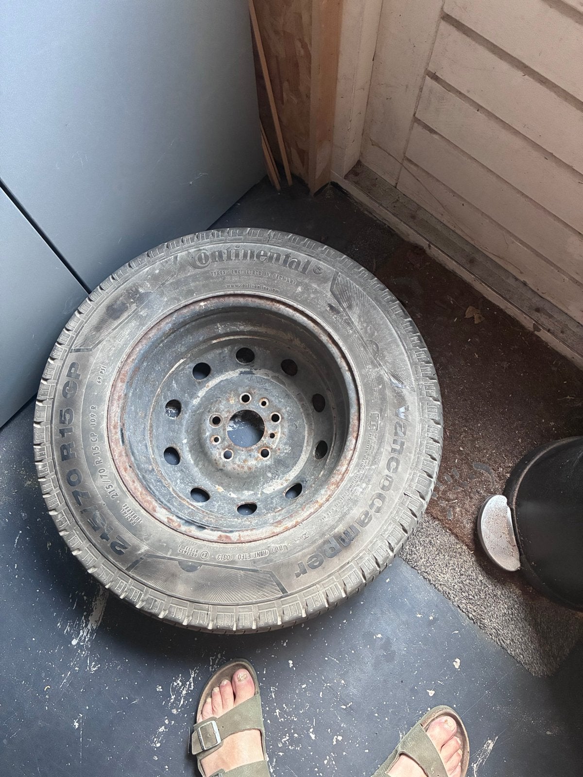 Continental VancoCamper 215/70 R15 CP 109 R band met velg, Auto-onderdelen, Banden en Velgen, Ophalen, 15 inch, Banden en Velgen