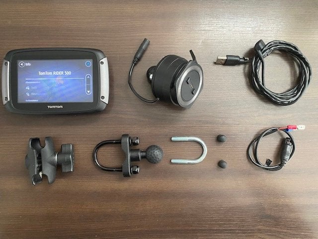 Tomtom Rider 500, Motoren, Accessoires | Navigatiesystemen, Ophalen, Zo goed als nieuw