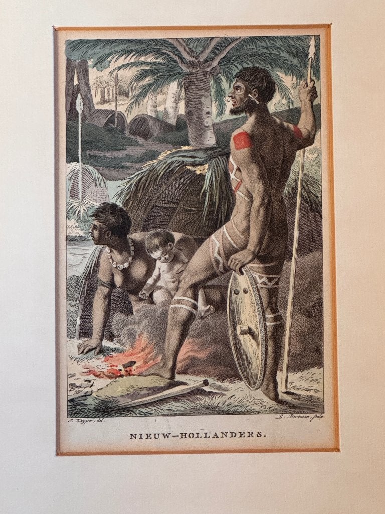 1836 Nieuw Hollanders - Kuyper Handgekleurd - P0907, Ophalen of Verzenden, Gravure, 1800 - 1899