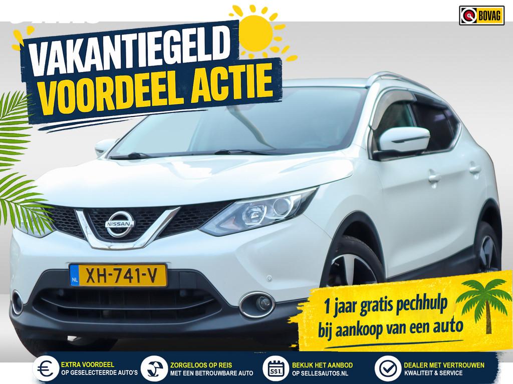 Nissan QASHQAI 1.2 Connect Edition | Trekhaak | DAB Radio |, Voorwielaandrijving, Stof, Gebruikt, Zwart