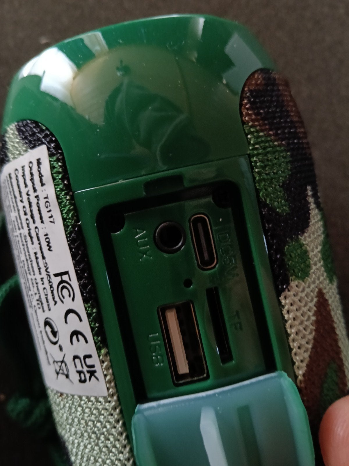 Draagbare Bluetooth Speaker Camouflage USB Kabel, Ophalen of Verzenden