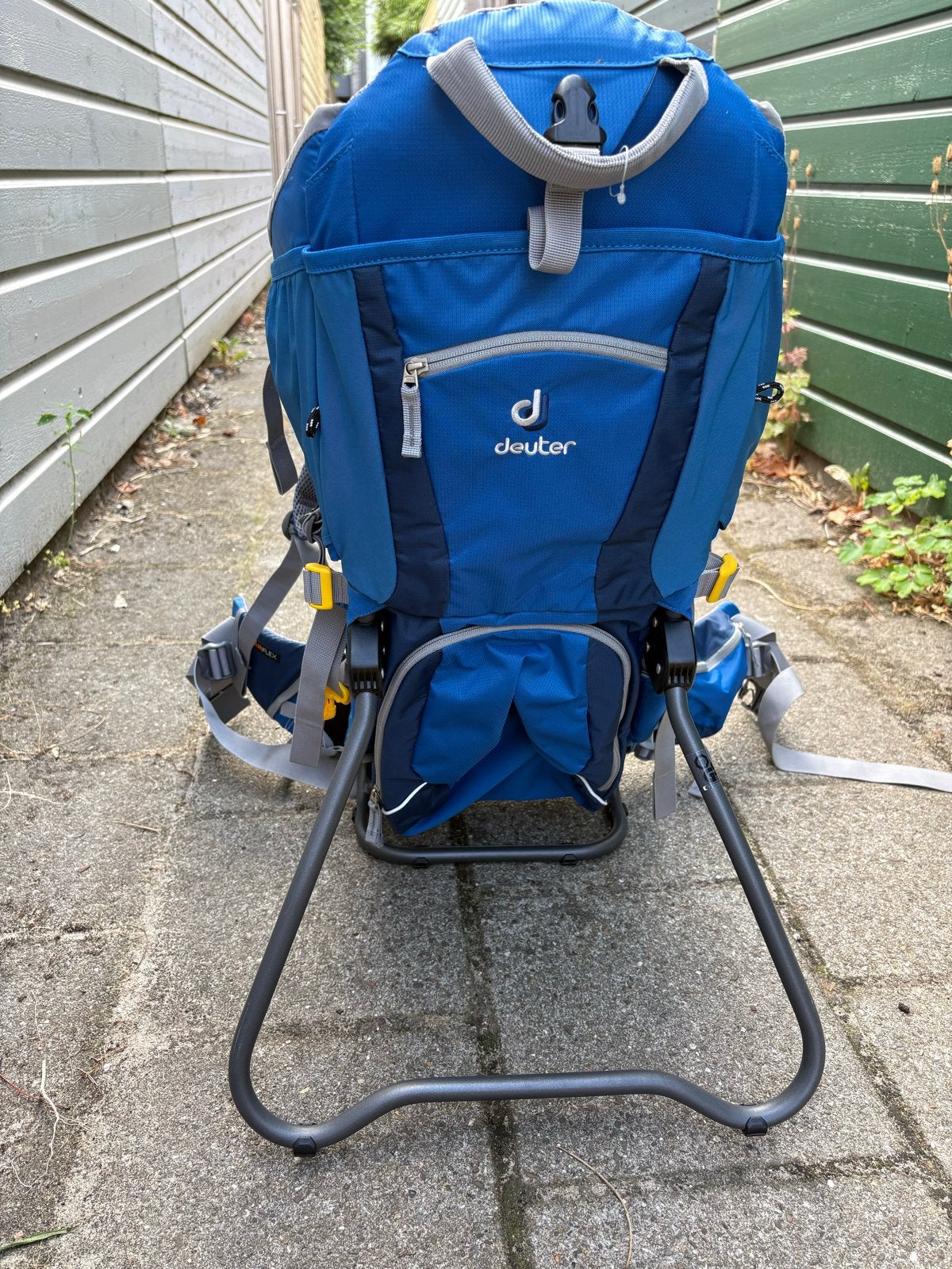 Deuter Kid Comfort I Draagzak - Blauw, Kinderen en Baby's, Babydragers en Draagdoeken, Gebruikt, Rug, Draagzak, Ophalen