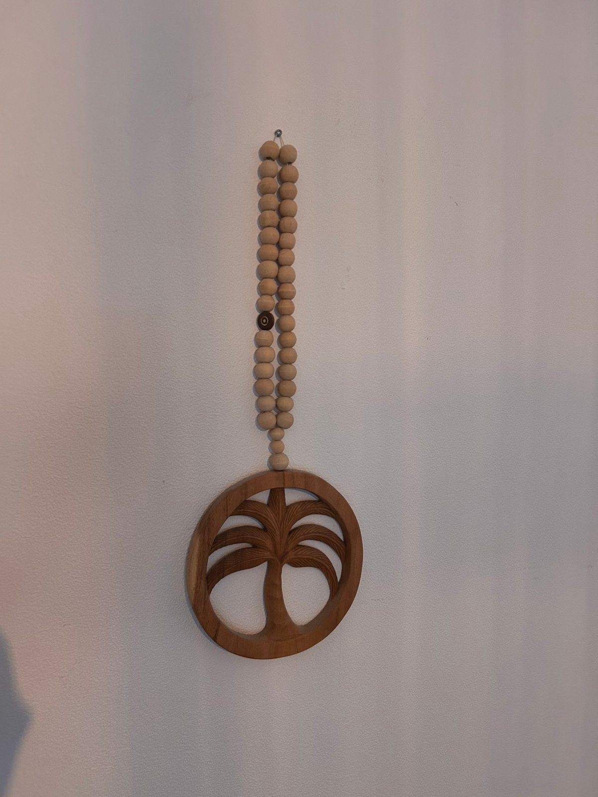 Wanddecoratie Madumadu, Ophalen, Hout, Zo goed als nieuw, Bruin
