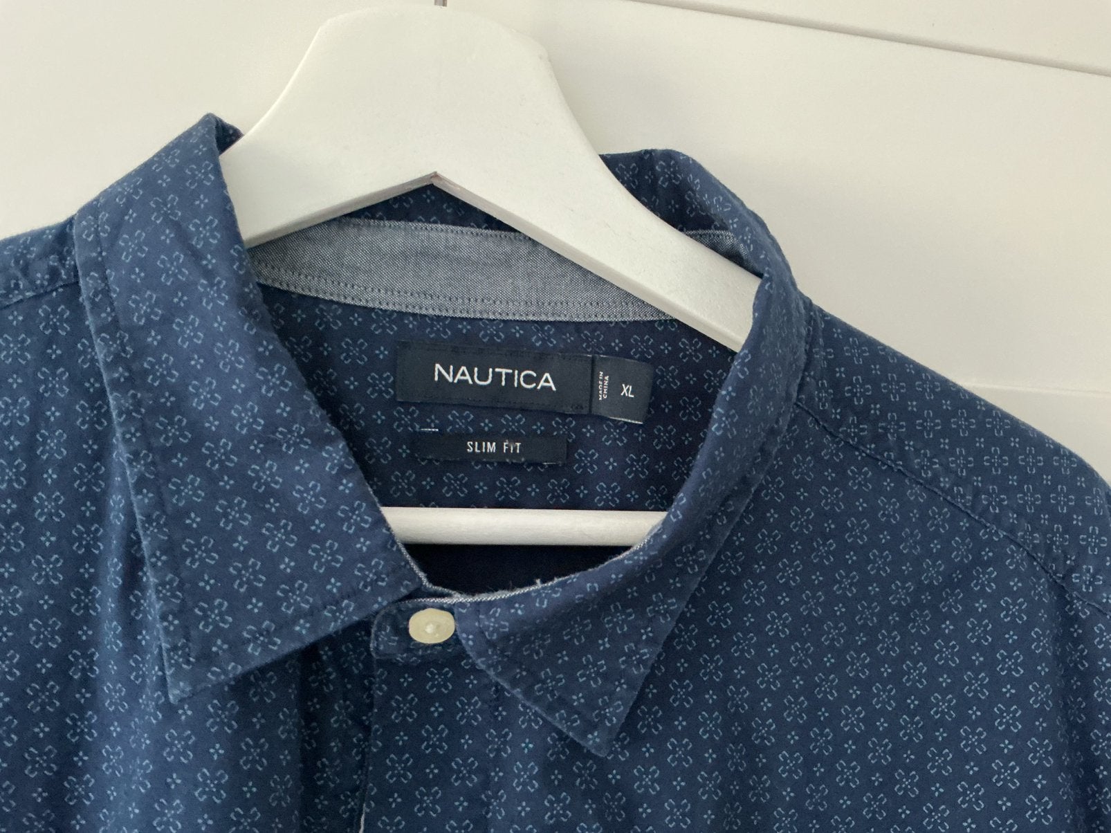 Overhemd blauw en wit overhemdmet giletje xl, Kleding | Heren, Overhemden, Ophalen of Verzenden, Zo goed als nieuw, Blauw, Halswijdte 43/44 (XL)