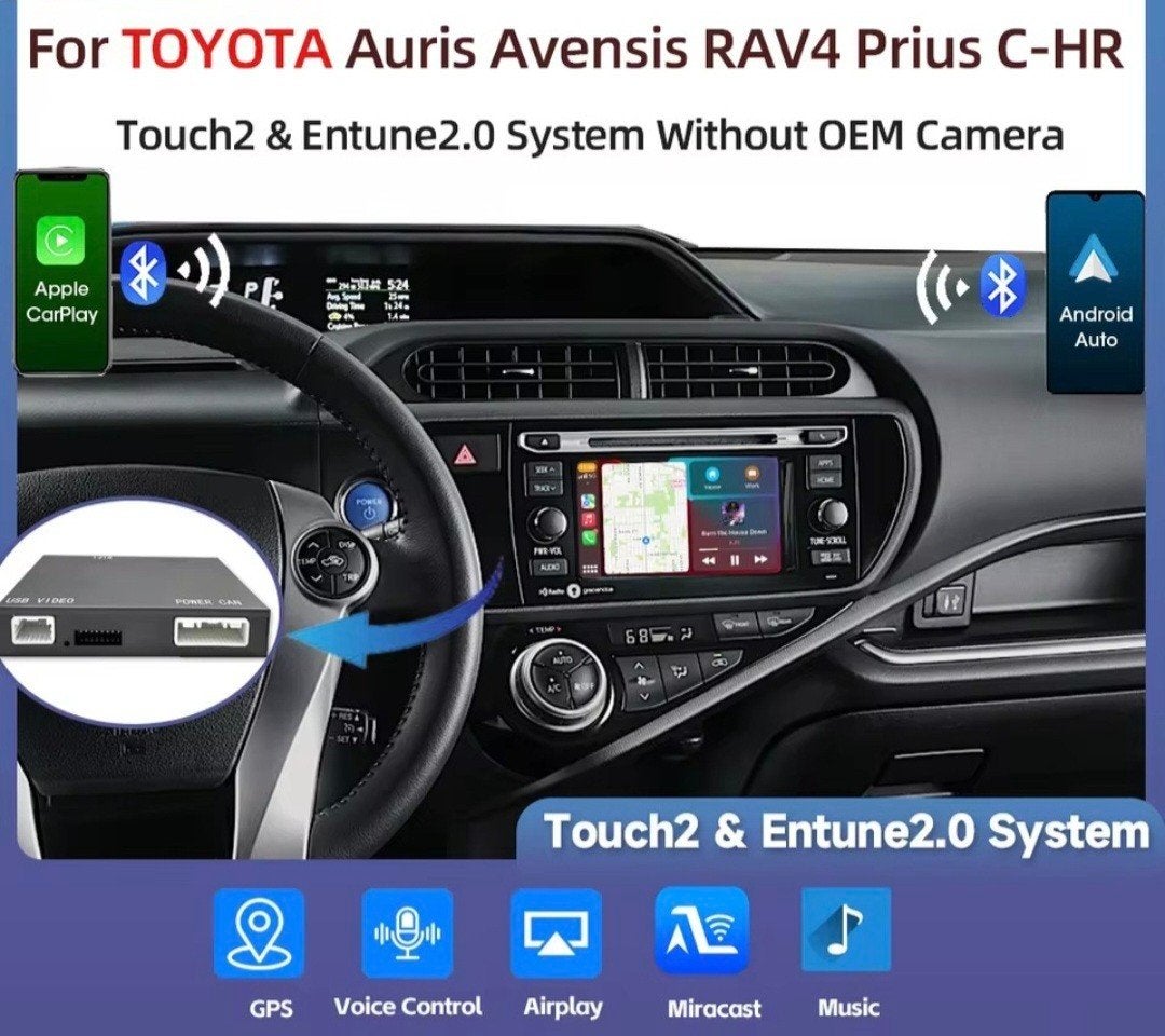 Toyota Apple CarPlay & Android inclusief Montage, Auto diversen, Ophalen of Verzenden, Nieuw