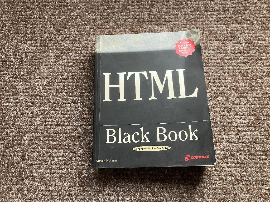 html black book + cdrom, Ophalen of Verzenden, Internet of Webdesign