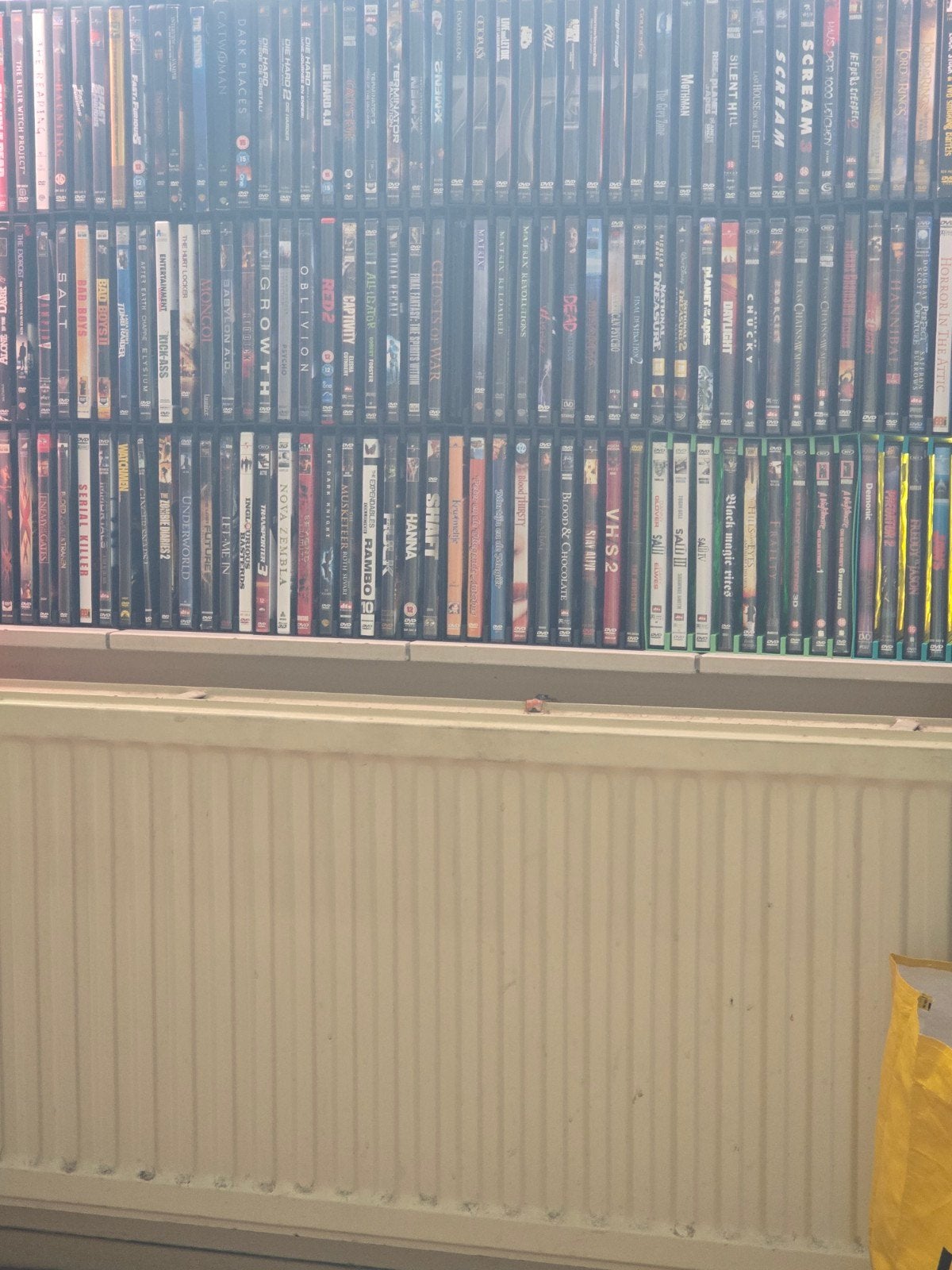 paar 100 dvd films in dvd boxen, Vanaf 16 jaar, Ophalen, Zo goed als nieuw