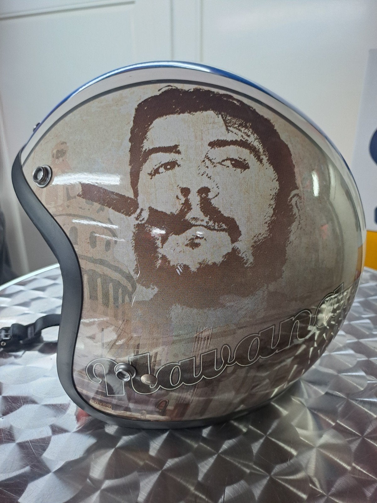 El Ché helm - Havana stijl jethelm, Overige merken, M, Heren, Jethelm
