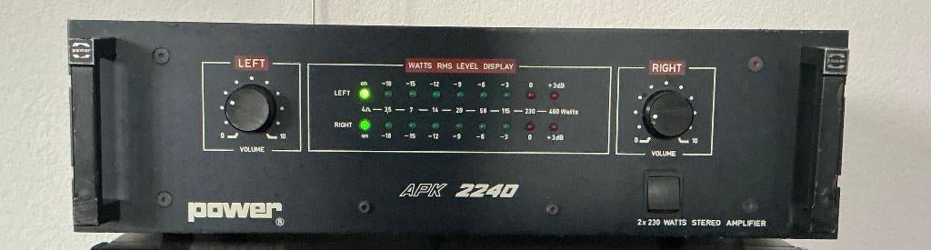POWER APK 2240 versterker - gerestaureerd, Audio, Tv en Foto, Versterkers en Receivers, Overige merken, Refurbished, Ophalen of Verzenden